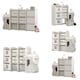 image 4 of Living and HomeTrain-Shaped Toy Storage Rack with Drawers - 96*33*85cm