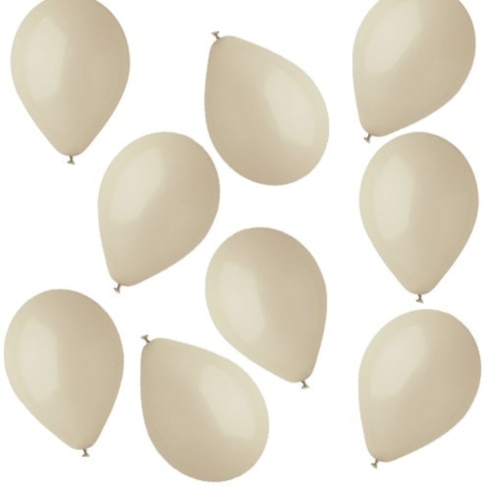 Latte Cream Biodegradable Mini Latex Balloons 13cm / 5 in - Pack of 50