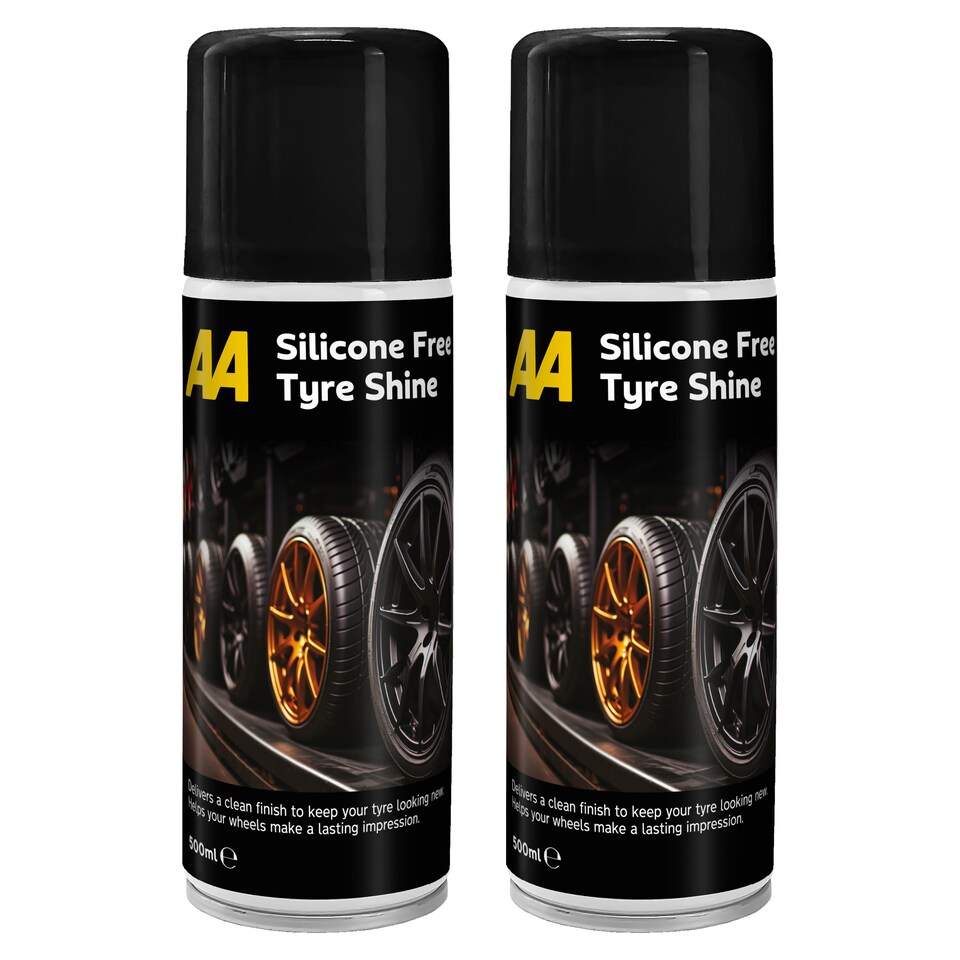 AA Tyre Shine - Silicone-Free - Aerosol 2 x 500ml