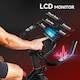 image 4 of SPORTNOW Exercise Bike, Stationary Bike with Adjustable Magnetic Resistance | Red | Red and Black | 108L x 51W x 104-116H cm