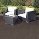 image 6 of Cosmo Garden Patio Cosmopolitan Decking Tiles - Brown | Brown | Pack of 10