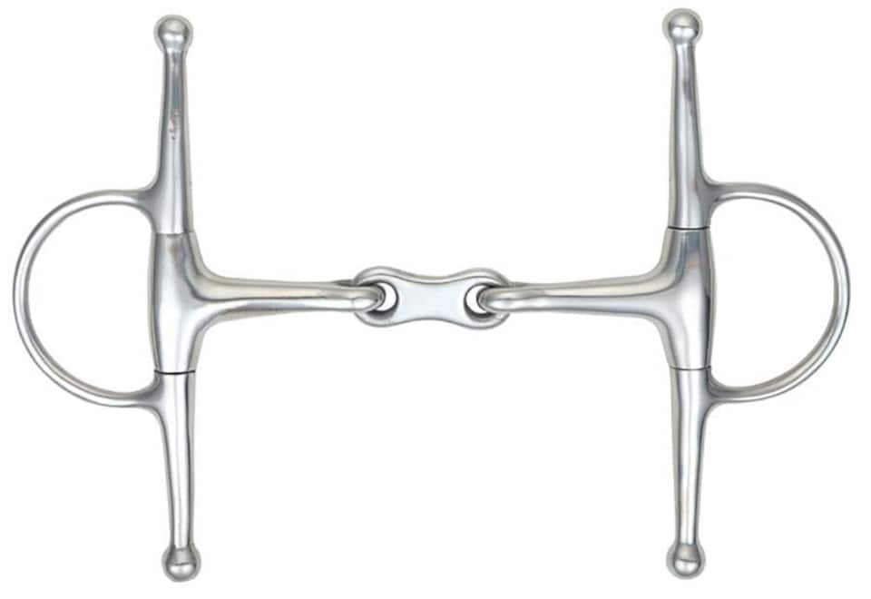 image 1 of Shires Full Cheek French Link Snaffle | Multi | Size: 4.5 Inch
Colour: One Colour