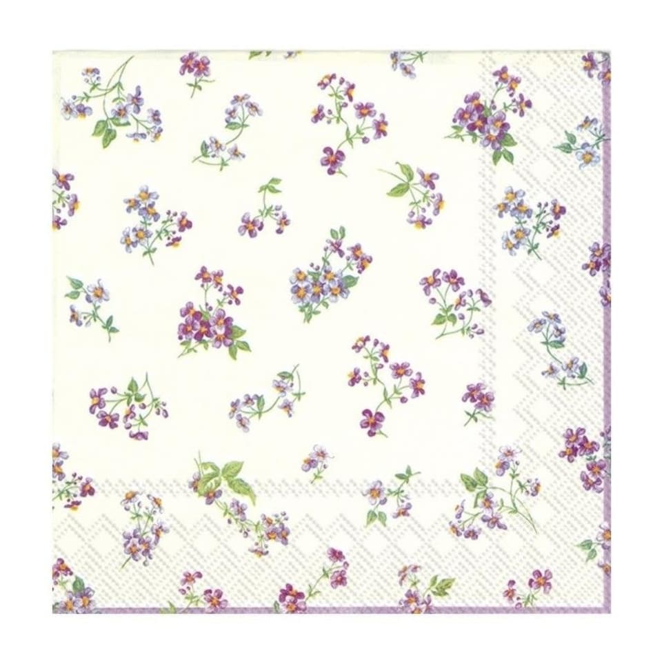 IHR Lunch Napkins Bellina Cream 33cm 3ply 20 Pack