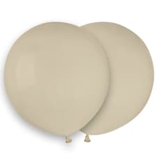 Latte Cream Biodegradable Latex Balloons 48cm / 19 in - Pack of 25