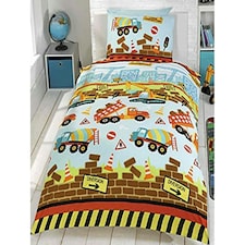Rapport Home Under Construction Duvet Cover Set - Multicoloured - Single | Multi | Single