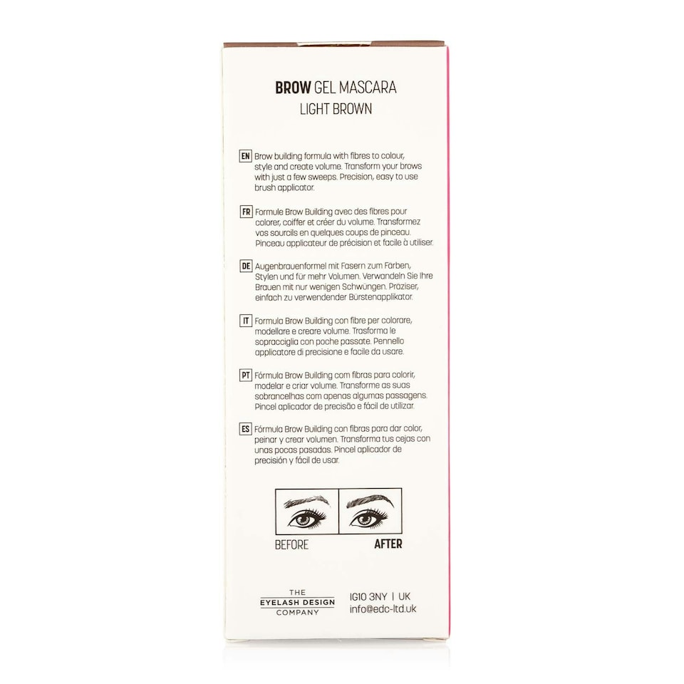image 1 of Brow FX Brow Gel Mascara with Fibres – Long-Lasting, Water-Resistant Brow Gel for Light Brown Brows