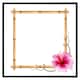 image 2 of Bamboo border (Picture Frame) Brown | XS
