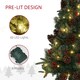 image 4 of HOMCOM 4ft Artificial Christmas Tree with 60 Warm White LED Lights