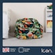 image 5 of Kids Dinosaur Bean Bag Chair Green Childrens Bean Bags | Green | Green | 1