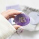image 5 of Stay Calm Amethyst Crystal Palm Stone - Gems, Crystals & Stones - CE_90523