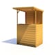image 2 of Tiki 4 x 3 Feet Garden Bar - Wood - L126.4 x W125.6 x H205.4 cm Brown