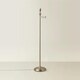image 2 of ValueLights Modern Adjustable Swing Arm Floor Lamp Base In Brushed Chrome Finish | Chrome