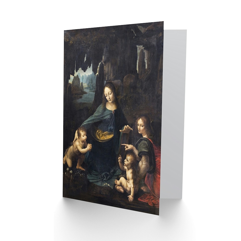 image 1 of Leonardo da Vinci Art Card The Virgin of the Rocks