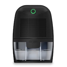 Air Pro Mini Dehumidifier Portable Electric Mould & Damp Remover 300ml/Day  Moisture Absorber 600ml Water Tank Condensation Remover | Black | Black | 1
