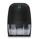 image 1 of Air Pro Mini Dehumidifier Portable Electric Mould & Damp Remover 300ml/Day  Moisture Absorber 600ml Water Tank Condensation Remover | Black | Black | 1