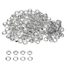 10mm Eyelets with Washers Durable Iron Grommets for DIY Project-100pcs