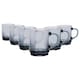image 1 of Duralex Versailles Glass Coffee Mugs - 260ml - Grey - Pack of 6 Grey