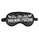 image 1 of Something Different Unisex Adult I´m Not A Morning Person Satin Sleep Mask - Black/White - One Size