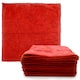 image 5 of Microfibre Cleaning Cloth 40x40cm Super Absorbent Lint Free Microfiber Cloths Cleaning for Home, Kitchen, Mirrors, Car - Pack of 10