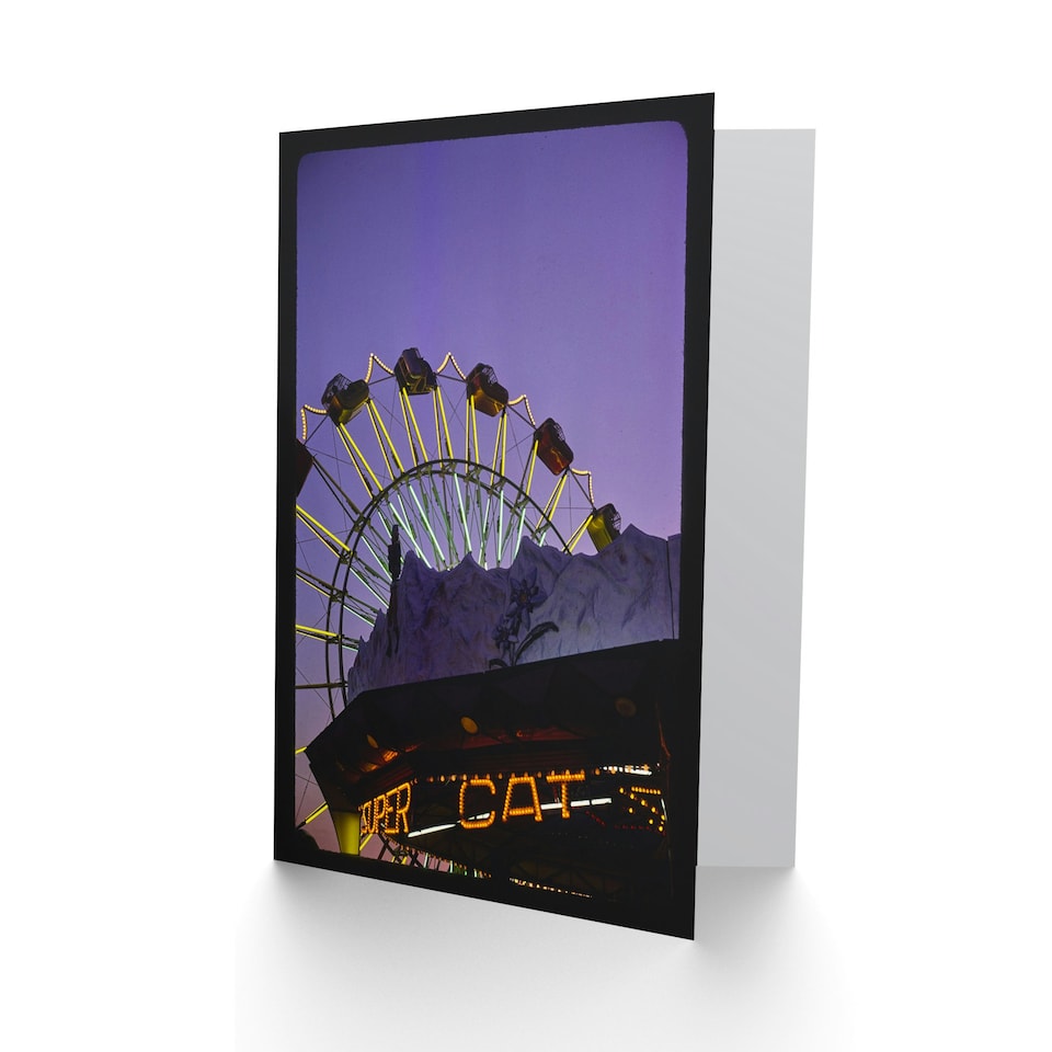 image 1 of John Margolies Art Card Wonderland at Dusk Ocean City New Jersey