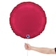 image 2 of Satin Cherry Red Round Shape Foil Helium Balloon 46cm / 18 in