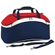 image 1 of BagBase Teamwear Sport Holdall / Duffle Bag (54 Litres) - French Navy/ Classic Red/ White - One Size