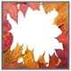 image 1 of Red autumn border (Picture Frame) Grey | S