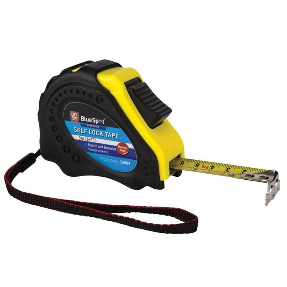 Bluespot Tools Easy Read Magnetic Pocket Tape - Multi Colour - 5m/16ft (Width 17mm)