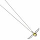 image 3 of Harry Potter Golden Snitch Necklace Embellished with Crystals Elements BHPSN004