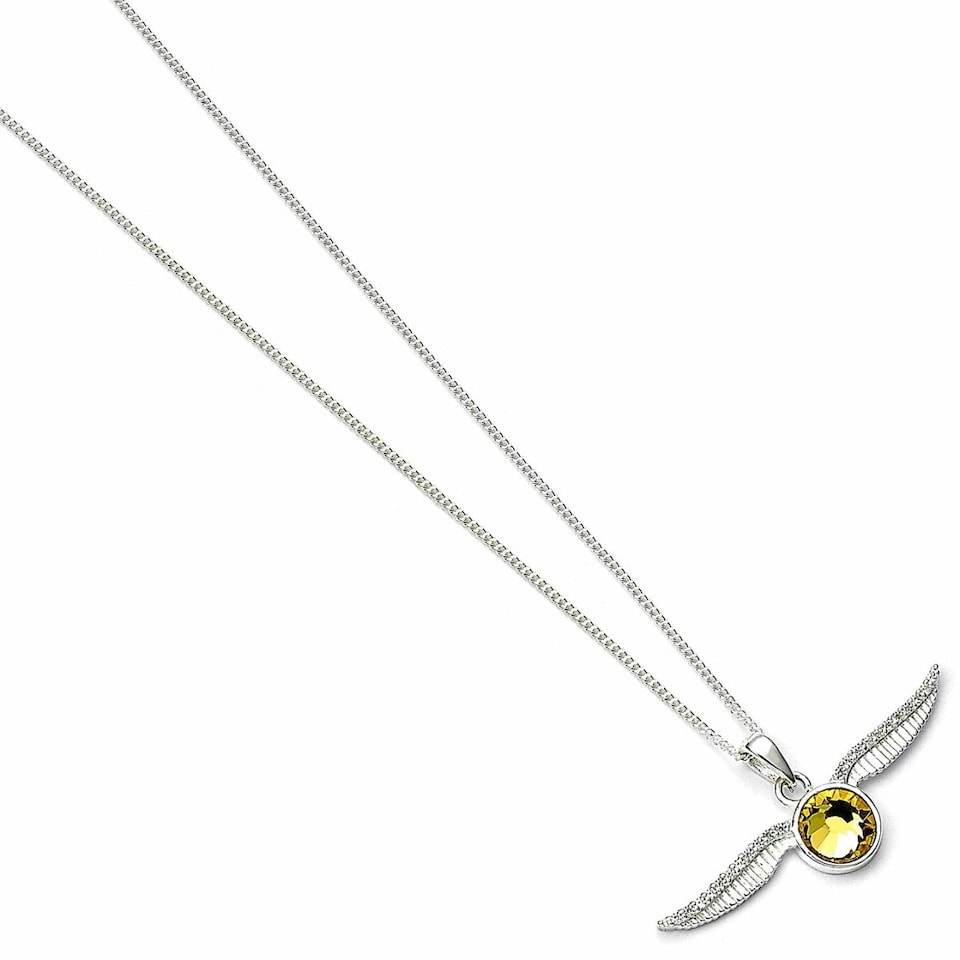 image 1 of Harry Potter Golden Snitch Necklace Embellished with Crystals Elements BHPSN004