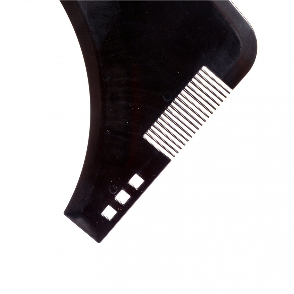image 1 of Beard Facial Hair Shaping Template Trimer Lining Comb