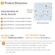 image 3 of NOVECRAFTO Vinyl Floor Tiles Self Adhesive – 12x12in Peel and Stick Flooring for Kitchen, Bathroom & Living Room – White Terrazzo Look with Flecks White | 2.79 sqm