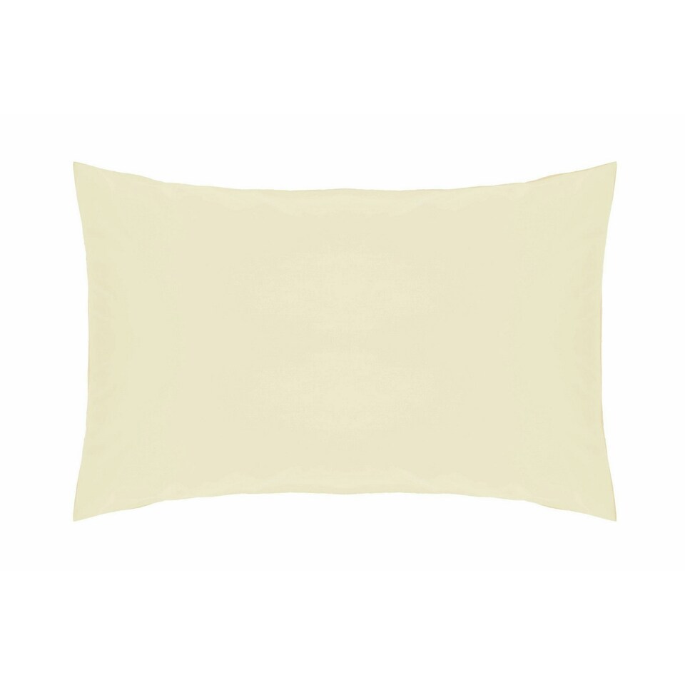 Belledorm Easycare Percale Housewife Pillowcase - Ivory - One Size