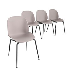 Aria Resin Chairs 4PK Light Pink | Pink | Light Pink