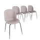 image 1 of Aria Resin Chairs 4PK Light Pink | Pink | Light Pink