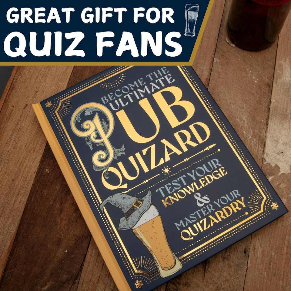 image 1 of Become The Ultimate Pub Quizard - Test Your Knowledge With This Pub Quiz Book
