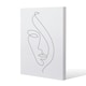 image 1 of Line Face drawing (Canvas Print) 77 x 51 x 4cm