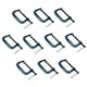image 1 of 4 Inch (100mm) Cast Iron Screw G Clamp Fastener Holder Support vice Clamping 10pc