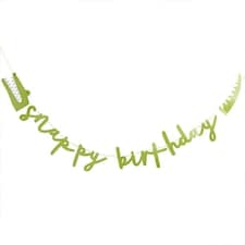 Snappy Birthday Cardboard Letter Banner 200cm