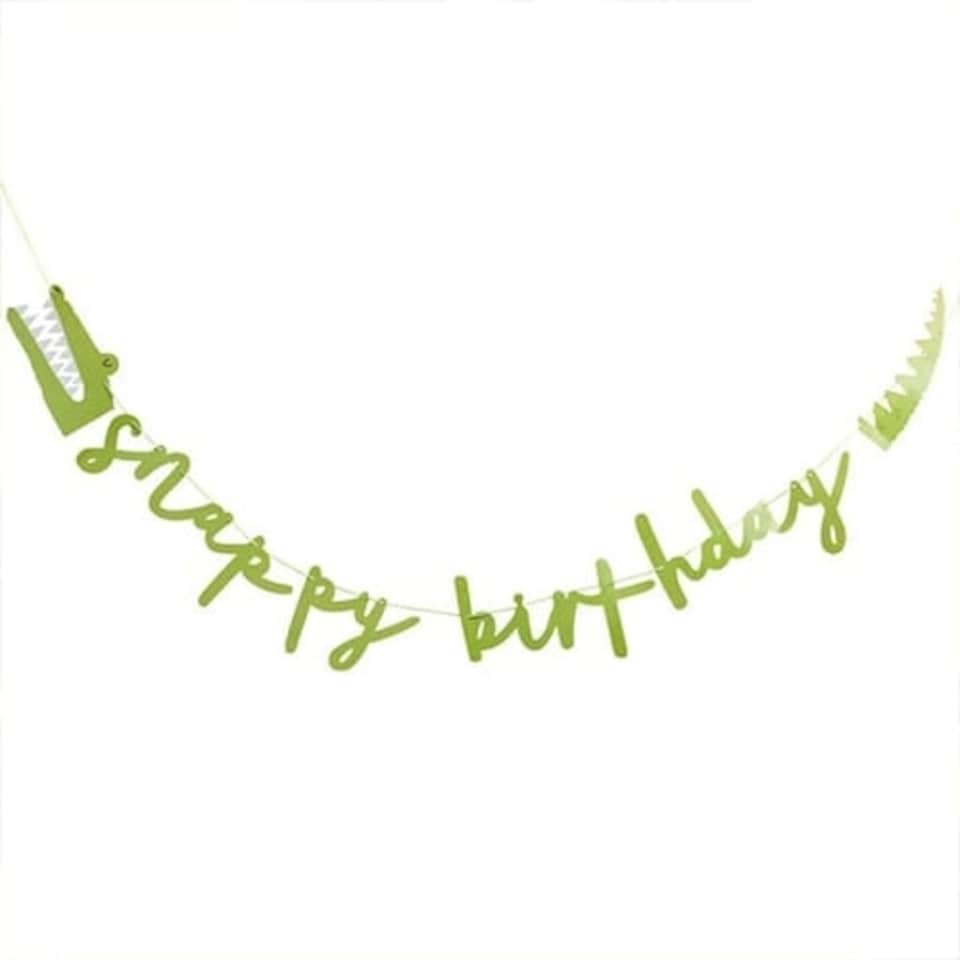 Snappy Birthday Cardboard Letter Banner 200cm