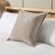 image 1 of BHS Oxford Chenille Cushion | Cream | Natural | One Size | 1