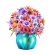 image 3 of Daisy Delight Vibrant 3D Pop Up Flower Vase Greeting Card