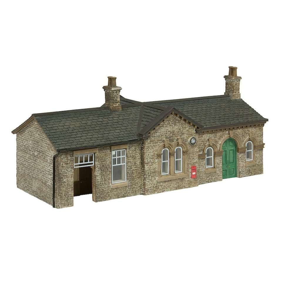 Bachmann Scenecraft Oakworth Station Green (Pre-Built)