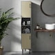 image 7 of kleankin Tall Bathroom Storage Cabinet, Slim Floor Cabinet for Living Room