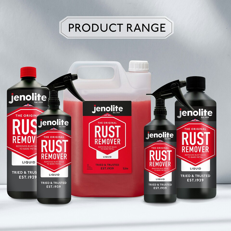 image 1 of Jenolite Back 2 Bare Metal Original Rust Remover Liquid - 1L