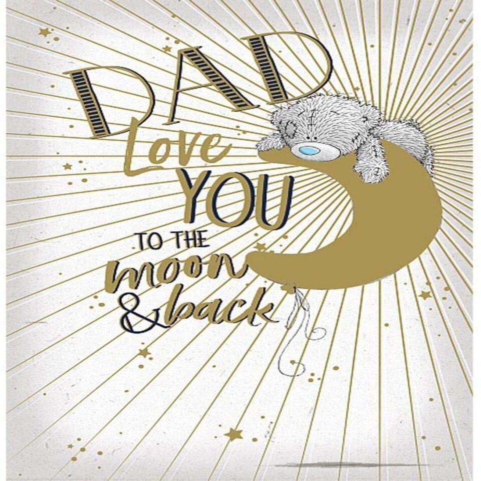 image 1 of Dad Love You To The Moon Father's Day Card
