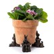 image 3 of Beatrix Potter Plant Pot Feet Antique Bronze Set 5 | Brown