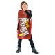 image 1 of Willy Wonka & The Chocolate Factory Unisex Adult Wonka Bar Tabard - Red/White/Yellow - One Size Red | One Size