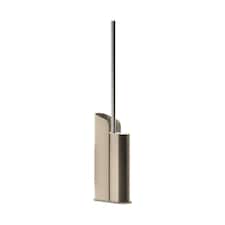 Cosmic Dual Toilet Brush Holder with Durable Silicone for Bathroom, Beige