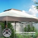 image 3 of Outsunny 3.6 x 3.6m Pop-up Tent Gazebo Instant Canopy Steel w/ Bag